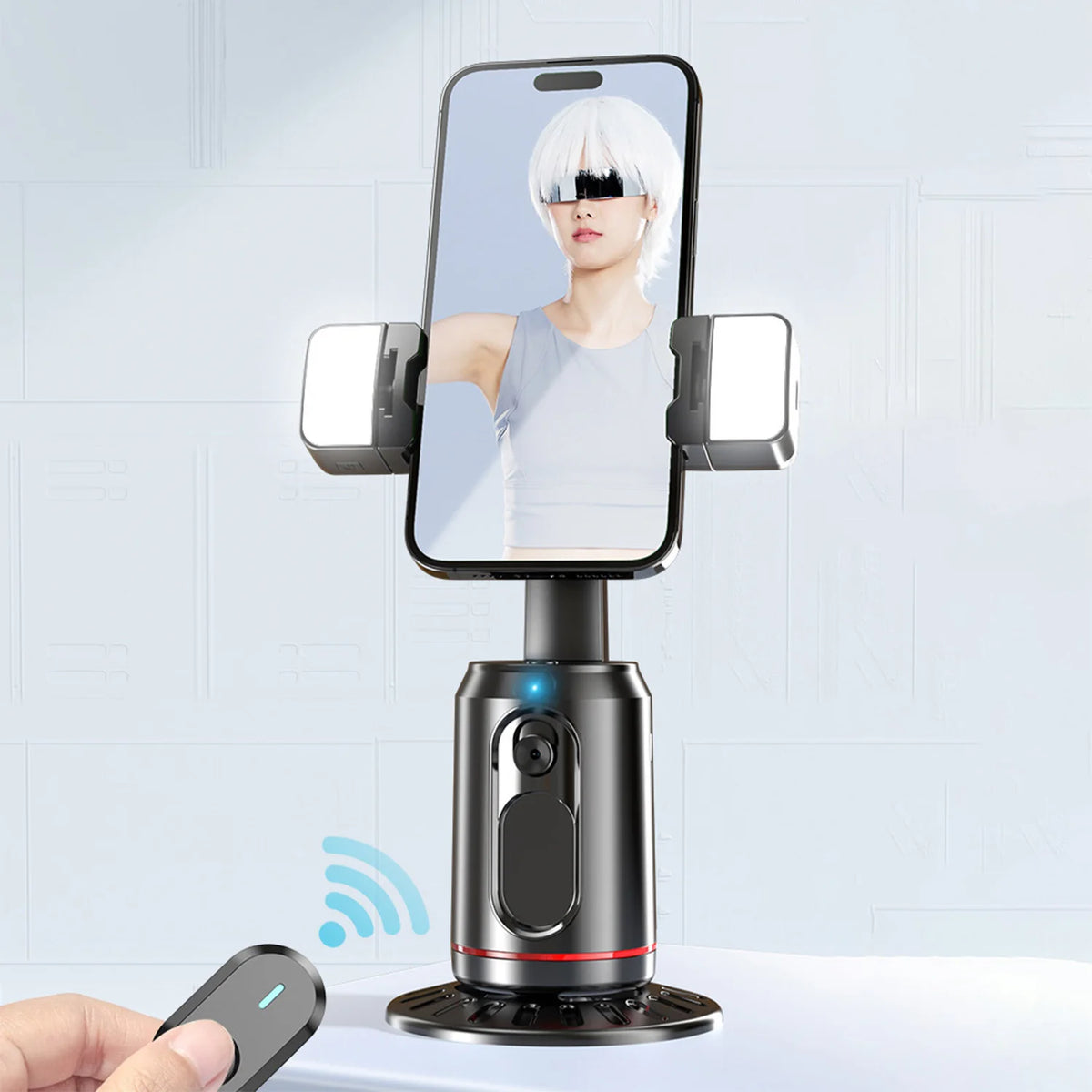 Estabilizador de Móvil con IA y Rotación 360° - Vendix Online Store