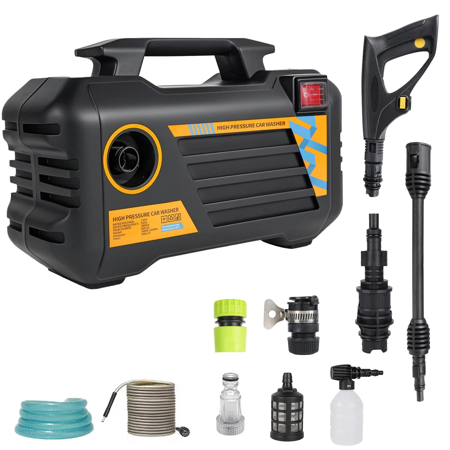 Hidrolimpiadora Portátil 3000W